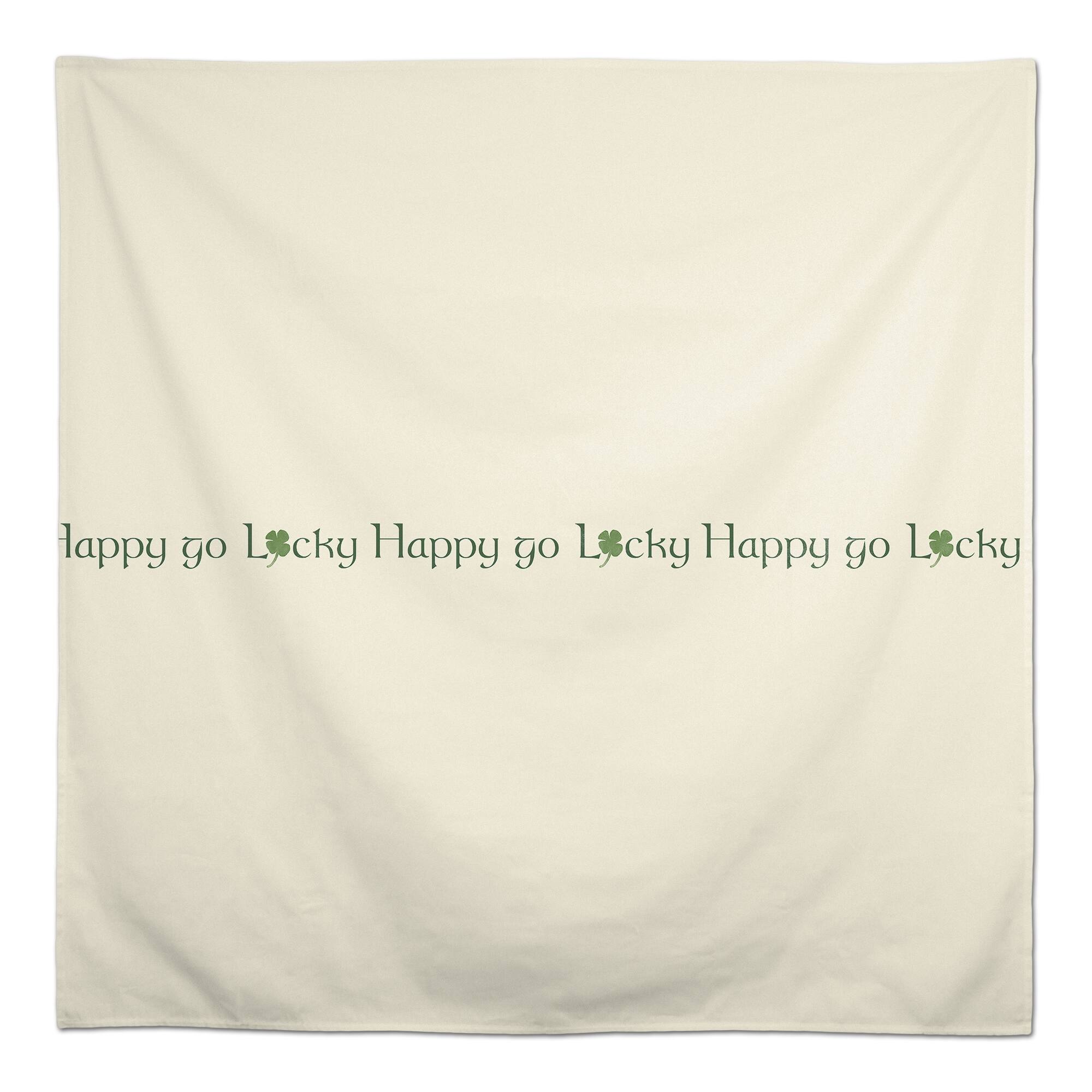 Happy Go Lucky 58" x 58" Tablecloth